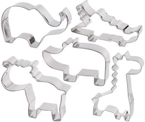 Metal Clay and Dough Cutters Pack of 5 - Zart