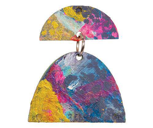 Wooden Earring Drop Pieces Pack of 90 - Zart