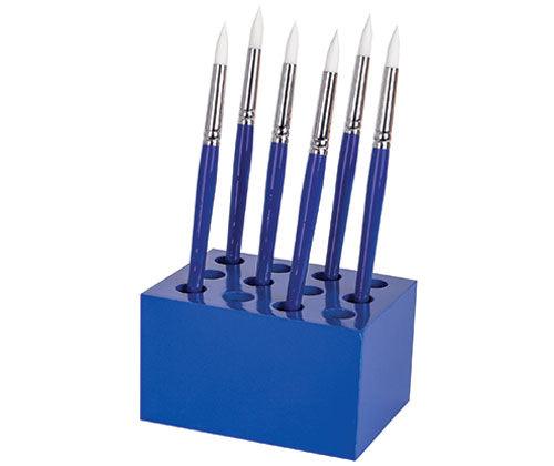 ColourSorts Classroom Organisers by Zart: Scissor and Brush Storage Block Set Pack of 6 - Zart