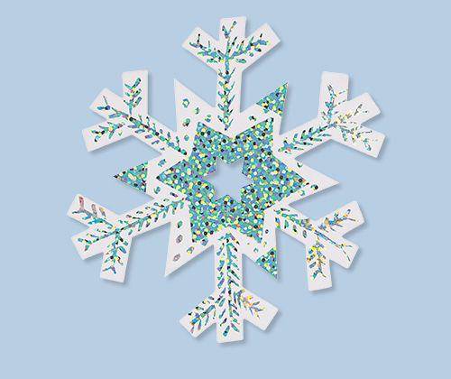 Scratch Snowflakes Pack of 30 - Zart