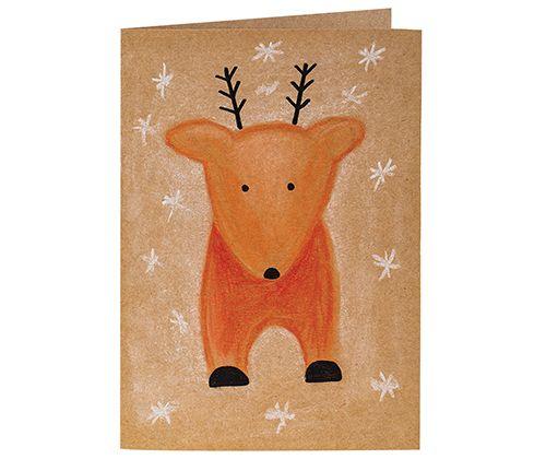 Kraft Card and Envelope 120 x 170mm (folded) Pack of 20 - Zart