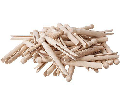 Dolly Pegs Natural 11cm Pack of 60 - Zart