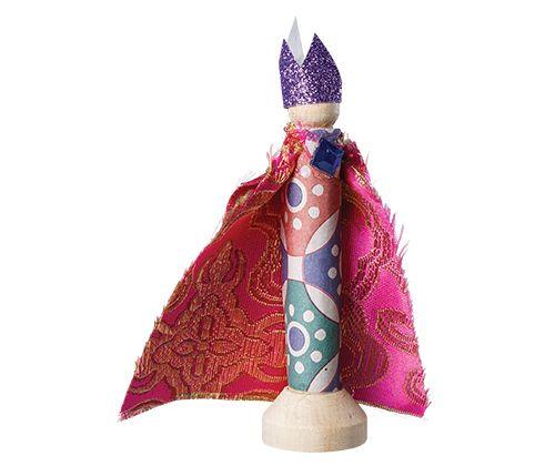 Wooden Peg and Stand 9.5cm Pack of 24 - Zart