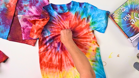 Tie Dye T-Shirt Inspired by Courtenay Pollock