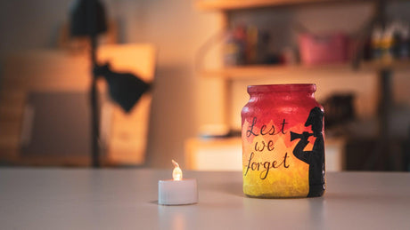 Anzac Memorial Tea Light Holder - Zart Art