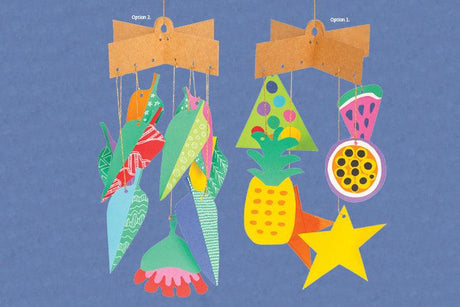 Aussie Summer Gum Leaf Hanging Mobiles - Zart Art