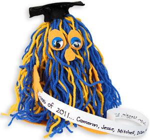 Graduation Mop Top Mascot