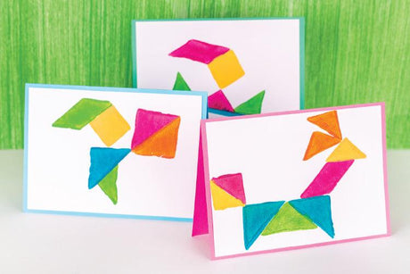 Tangram Christmas Cards STEAM - Zart Art