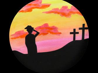 ANZAC Sunset Silhouettes - Zart Art