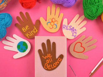 Dry Felted Harmony Hands