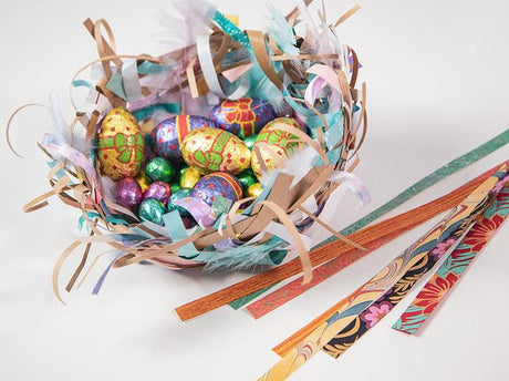 Paper Strip Easter Egg Nest - Zart Art