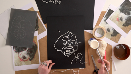 For the Love of Dogs inspired by Julia Gutman