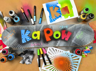 Pop Art Inspired Skateboard Deck