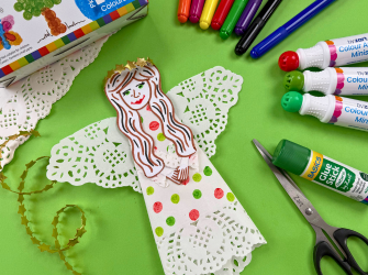 Paper Angels, Snowflakes & More: Quick End-of-Year Art Projects
