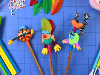 Quirky Character Pencil Toppers