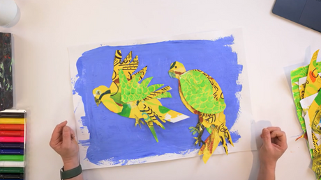 Conservation and Collage inspired by Karlee Rawkins