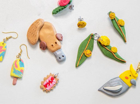 Australian Icons Inspired Jewellery using Polymer Clay - Zart Art