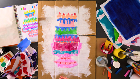 Large Scale Cake Collage Inspired By Kat McLeod