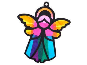 Stained Glass Window Angel - Zart Art