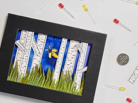 Watercolour Collage with LED Light Circuit - STEAM Activity - Zart Art