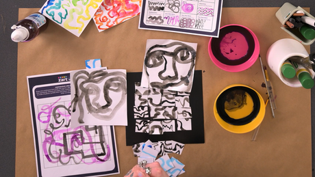 Ink Mark-Making Worksheet