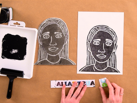 Postage Stamp Print Inspired By Clayton Tremlett