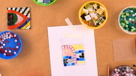 Mosaic Art Inspired by Deborah Halpern