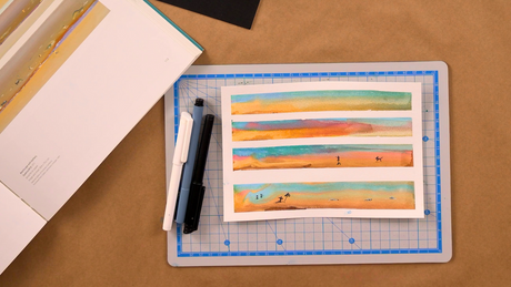 Scraper Landscape Inspired by Fred Williams