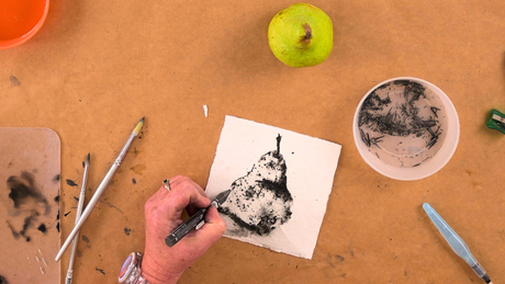 Still Life Liquid Tone Drawing Inspired By Margaret Olley