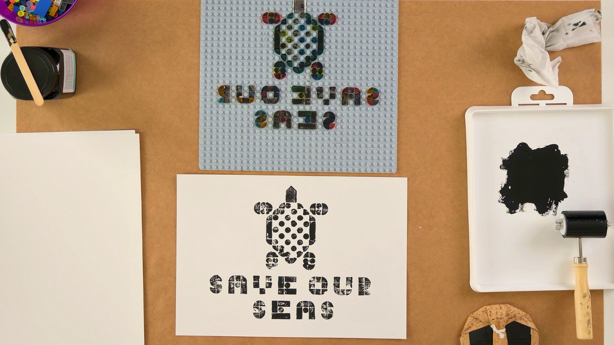 Lego Printmaking Inspired By Eric Schwarz | Zart