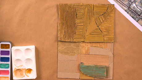 Cardboard Landscapes Inspired By Joanne McFadyen