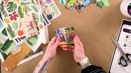 Paper Collage Zine Worksheet