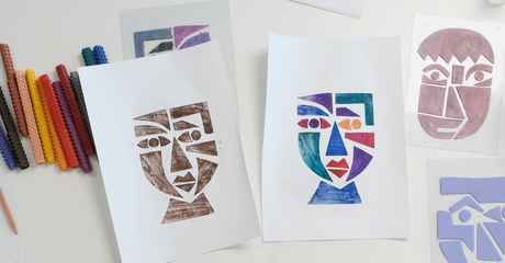 Cubist Foam Portrait Prints Inspired By Georges Braque