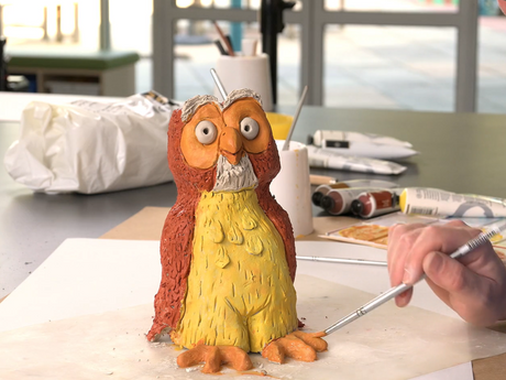 Ceramic Owls Inspired By Disney Artist Eric Larson