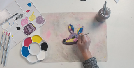 Clay Slab Australian Animals inspired by Pete Cromer and Bronwyn Bancroft