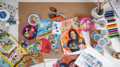 Mixed Media Collage Inspired By Humberto Cruz