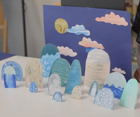 Watercolour Dreamscape Inspired by Laura Blythman