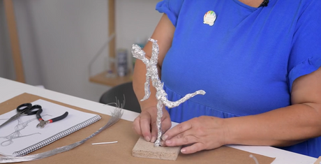 Wire Sculpture Inspired By Alberto Giacometti