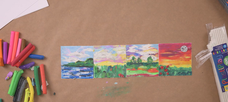 Plasticine Painting Inspired By Impressionism