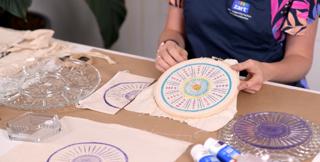 Found Object Textiles Print Inspired By Margaret Molinari