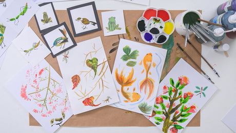 Brush Mark Painting Inspired By Qi Baishi