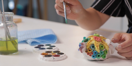 Clay Coral Reef Inspired By Courtney Mattison