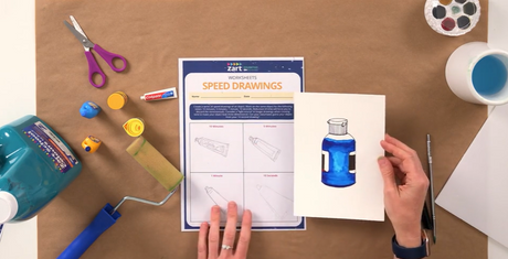 Speed Drawing Worksheet