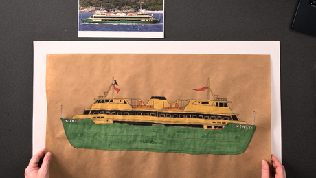 Sydney Ferries Inspired By Peter Kingston