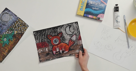 Creature Scratch Back Inspired By Shaun Tan