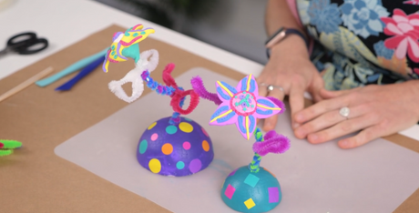 Magiclay Flower Inspired By Yayoi Kusama