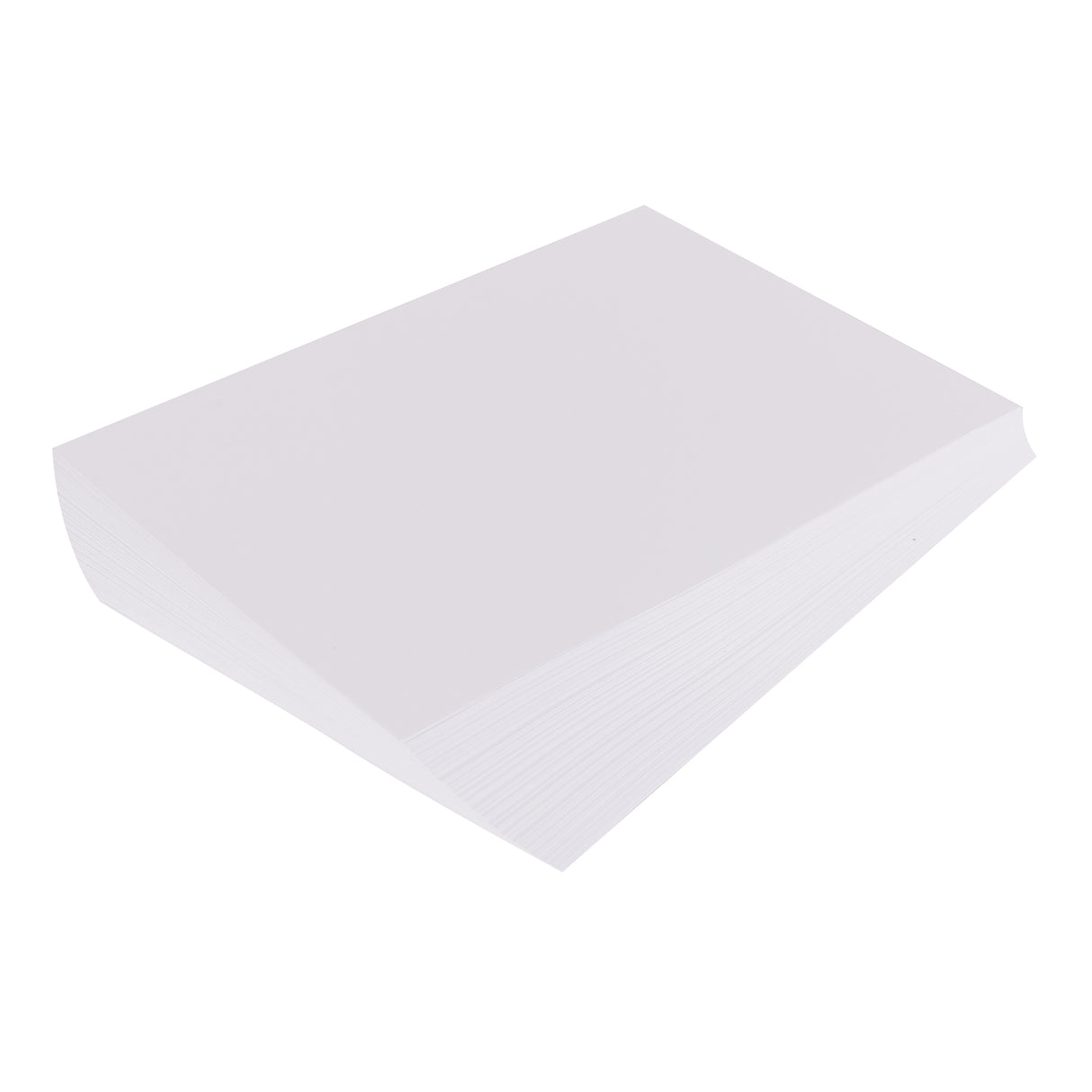 A stacked pile of White Cardboard A4 (Pasteboard) sheets is shown on a pale background. The bright white surfaces and neatly aligned edges highlight the smooth finish, rigid structure and uniform thickness of the lightweight cardboard suitable for construction, posters and papercraft projects.