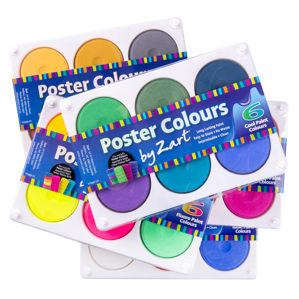 Poster Colours Paint Palettes by Zart - Zart