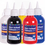 Zart School Colours Acrylic Paint 250ml