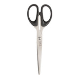 Pair of stainless steel scissors with black handles, shown closed against a white background. The blade is engraved with the brand name Zart.